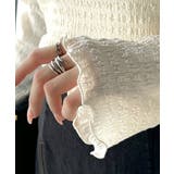 スタイルアップが叶う！リボンカシュクールジャガードカットソー（フレアスリーブ） | Classical Elf  | 詳細画像25 