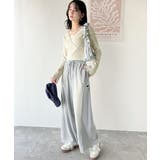 スタイルアップが叶う！リボンカシュクールジャガードカットソー（フレアスリーブ） | Classical Elf  | 詳細画像6 