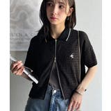 品の良さを感じる、大人カジュアル。ポロ襟ダブルファスナージャガードトップス | Classical Elf | 詳細画像19