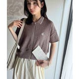 品の良さを感じる、大人カジュアル。ポロ襟ダブルファスナージャガードトップス | Classical Elf | 詳細画像25