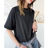 華やかさとこなれ感を両立！レースアップデザインクロップドＴシャツ(半袖) | Classical Elf  | 詳細画像8 