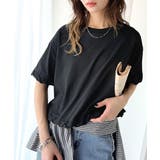 華やかさとこなれ感を両立！レースアップデザインクロップドＴシャツ(半袖) | Classical Elf  | 詳細画像9 