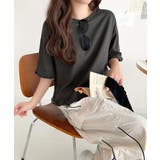 華やかさとこなれ感を両立！レースアップデザインクロップドＴシャツ(半袖) | Classical Elf  | 詳細画像39 