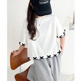 華やかさとこなれ感を両立！レースアップデザインクロップドＴシャツ(半袖) | Classical Elf  | 詳細画像52 