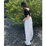 大人可愛いを叶える。前後2way袖リボンバックオープンリブトップス | Classical Elf  | 詳細画像15 