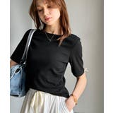 大人可愛いを叶える。前後2way袖リボンバックオープンリブトップス | Classical Elf  | 詳細画像21 