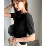 大人可愛いを叶える。前後2way袖リボンバックオープンリブトップス | Classical Elf  | 詳細画像22 