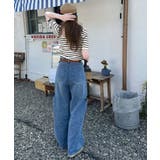 大人可愛いを叶える。前後2way袖リボンバックオープンリブトップス | Classical Elf  | 詳細画像31 