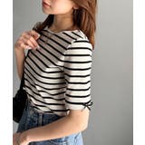 大人可愛いを叶える。前後2way袖リボンバックオープンリブトップス | Classical Elf  | 詳細画像39 