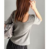 大人可愛いを叶える。前後2way袖リボンバックオープンリブトップス | Classical Elf  | 詳細画像58 