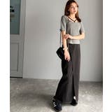 大人可愛いを叶える。前後2way袖リボンバックオープンリブトップス | Classical Elf  | 詳細画像61 