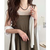 後ろ姿も可愛く盛れちゃう♪サッカー素材バックリボンフレアキャミワンピ | Classical Elf  | 詳細画像41 