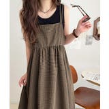 後ろ姿も可愛く盛れちゃう♪サッカー素材バックリボンフレアキャミワンピ | Classical Elf  | 詳細画像44 