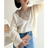 《sayo×クラシカルエルフコラボ》いつもの服に+1。ちょうどいい抜け感を。深U… | Classical Elf  | 詳細画像6 