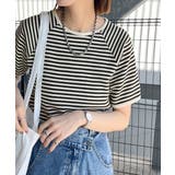 ブラックボーダー | これ一枚でおしゃれが決まる！ワッフルトップス | Classical Elf 