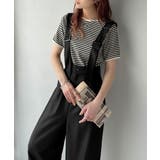 《sayo×クラシカルエルフコラボ》旬顔の太ベルト。タック入りハイウエストツイル… | Classical Elf  | 詳細画像11 