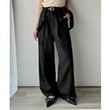 《sayo×クラシカルエルフコラボ》旬顔の太ベルト。タック入りハイウエストツイル… | Classical Elf  | 詳細画像18 