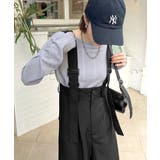 《sayo×クラシカルエルフコラボ》旬顔の太ベルト。タック入りハイウエストツイル… | Classical Elf  | 詳細画像1 