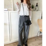 大人の上品映えレースアイテム。袖ギャザーレーストップス（長袖） | Classical Elf  | 詳細画像7 