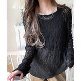 大人の上品映えレースアイテム。袖ギャザーレーストップス（長袖） | Classical Elf  | 詳細画像16 