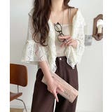 レースの余韻に浸る。ラッフルフリルデザイン総レースブラウス | Classical Elf  | 詳細画像8 