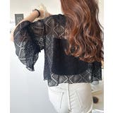 レースの余韻に浸る。ラッフルフリルデザイン総レースブラウス | Classical Elf  | 詳細画像18 