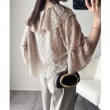 レースの余韻に浸る。ラッフルフリルデザイン総レースブラウス | Classical Elf  | 詳細画像23 