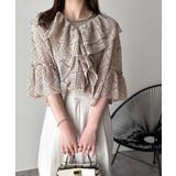 レースの余韻に浸る。ラッフルフリルデザイン総レースブラウス | Classical Elf  | 詳細画像26 