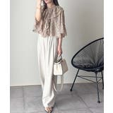 レースの余韻に浸る。ラッフルフリルデザイン総レースブラウス | Classical Elf  | 詳細画像27 