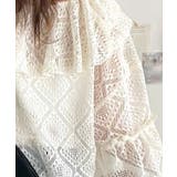 レースの余韻に浸る。ラッフルフリルデザイン総レースブラウス | Classical Elf  | 詳細画像29 