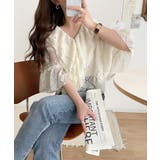 レースの余韻に浸る。ラッフルフリルデザイン総レースブラウス | Classical Elf  | 詳細画像2 