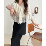 レースの余韻に浸る。ラッフルフリルデザイン総レースブラウス | Classical Elf  | 詳細画像6 