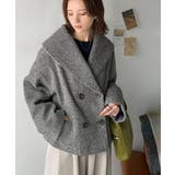 ビッグカラーで小顔見え。ふわっと羽織って、キュンとこなれる。ビッグカラーフェイク… | Classical Elf  | 詳細画像10 