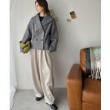 ビッグカラーで小顔見え。ふわっと羽織って、キュンとこなれる。ビッグカラーフェイク… | Classical Elf  | 詳細画像11 