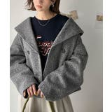 ビッグカラーで小顔見え。ふわっと羽織って、キュンとこなれる。ビッグカラーフェイク… | Classical Elf  | 詳細画像13 