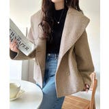 ビッグカラーで小顔見え。ふわっと羽織って、キュンとこなれる。ビッグカラーフェイク… | Classical Elf  | 詳細画像17 