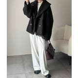 ビッグカラーで小顔見え。ふわっと羽織って、キュンとこなれる。ビッグカラーフェイク… | Classical Elf  | 詳細画像4 