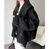 ビッグカラーで小顔見え。ふわっと羽織って、キュンとこなれる。ビッグカラーフェイク… | Classical Elf  | 詳細画像6 