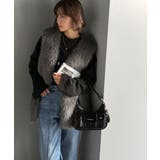 高級感をレイヤード。ふわふわミックスシャギーファーベスト | Classical Elf | 詳細画像8