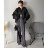 リラックス感漂うゆったり大人シルエット。ムードをまとう。ミックスシャギーミドルコ… | Classical Elf  | 詳細画像9 