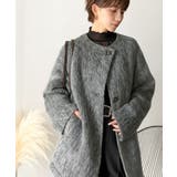 リラックス感漂うゆったり大人シルエット。ムードをまとう。ミックスシャギーミドルコ… | Classical Elf  | 詳細画像25 