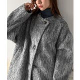 リラックス感漂うゆったり大人シルエット。ムードをまとう。ミックスシャギーミドルコ… | Classical Elf | 詳細画像8