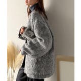 リラックス感漂うゆったり大人シルエット。ムードをまとう。ミックスシャギーミドルコ… | Classical Elf | 詳細画像9