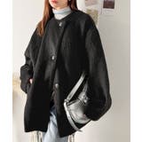 リラックス感漂うゆったり大人シルエット。ムードをまとう。ミックスシャギーミドルコ… | Classical Elf | 詳細画像11