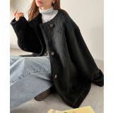 リラックス感漂うゆったり大人シルエット。ムードをまとう。ミックスシャギーミドルコ… | Classical Elf | 詳細画像15