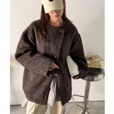 リラックス感漂うゆったり大人シルエット。ムードをまとう。ミックスシャギーミドルコ… | Classical Elf | 詳細画像17