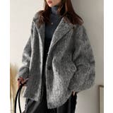 リラックス感漂うゆったり大人シルエット。ムードをまとう。ミックスシャギーミドルコ… | Classical Elf | 詳細画像23