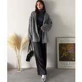 リラックス感漂うゆったり大人シルエット。ムードをまとう。ミックスシャギーミドルコ… | Classical Elf | 詳細画像24