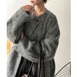 リラックス感漂うゆったり大人シルエット。ムードをまとう。ミックスシャギーミドルコ… | Classical Elf | 詳細画像27