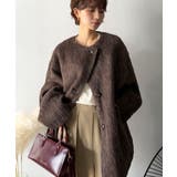 リラックス感漂うゆったり大人シルエット。ムードをまとう。ミックスシャギーミドルコ… | Classical Elf  | 詳細画像31 